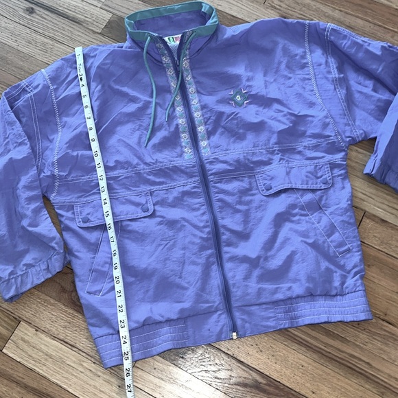 Vintage Bolo Spirit Purple Windbreaker Jacket Size Small - Picture 4 of 7